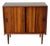 Vintage Danish Rosewood Sliding Door Cabinet / Mid Century Modern Credenza 1960s For Sale