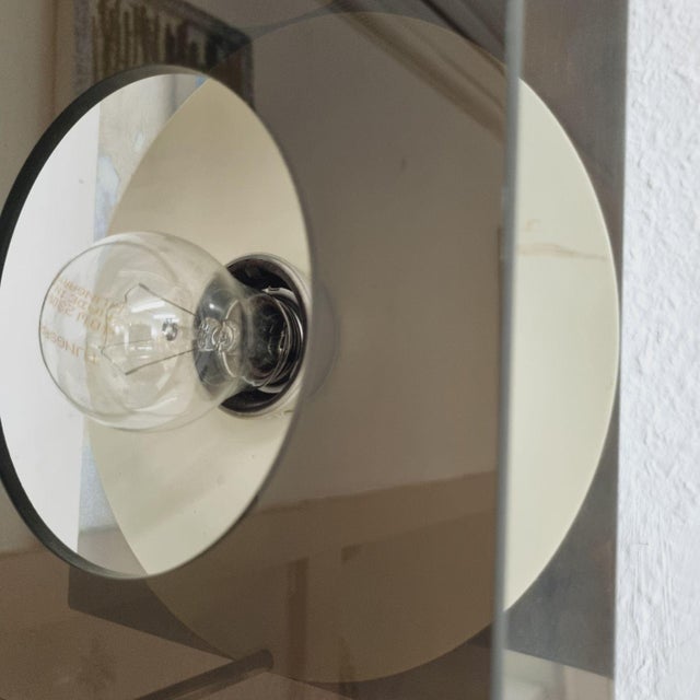 Brown Vintage Industrial Wall Lamp, 1970s For Sale - Image 8 of 10