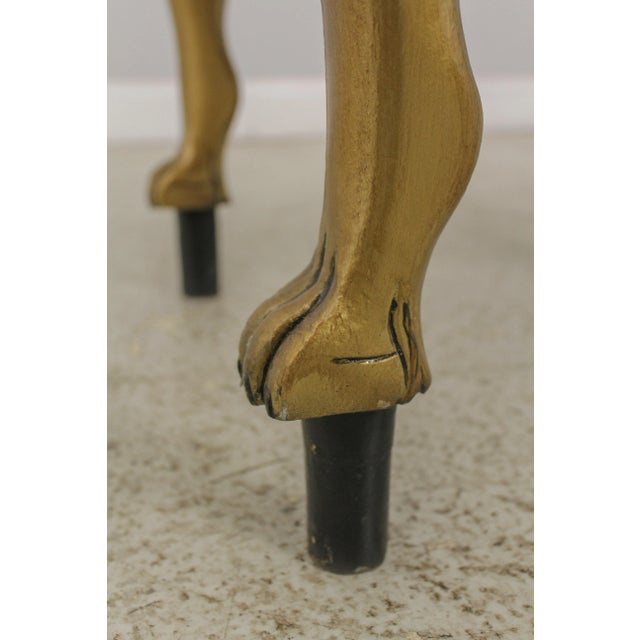 Egyptian Pharaonic Style Modern Design Bench For Sale - Image 10 of 13