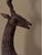 Large, stately deer statue, likely brass, with perfectly rustic patina and rust. Marked ‘made in India’ on base. Measures...