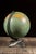 1940s Vintage "Peerless 12" Globe on Figural Japanned Copper Aviation Base by Weber Costello For Sale - Image 5 of 11