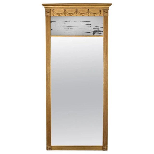 American Federal Gilded Pier Mirror For Sale - Image 9 of 9