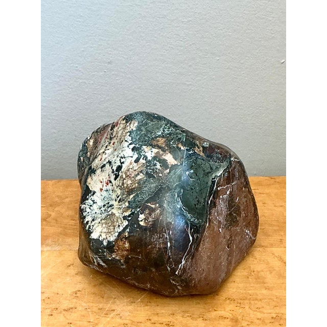 Gemstone Vintage Polished Jasper Rock For Sale - Image 7 of 18