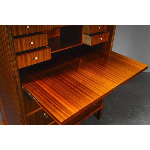 Biedermeier Style Mahogany Veneer Secretary For Sale - Image 18 of 18