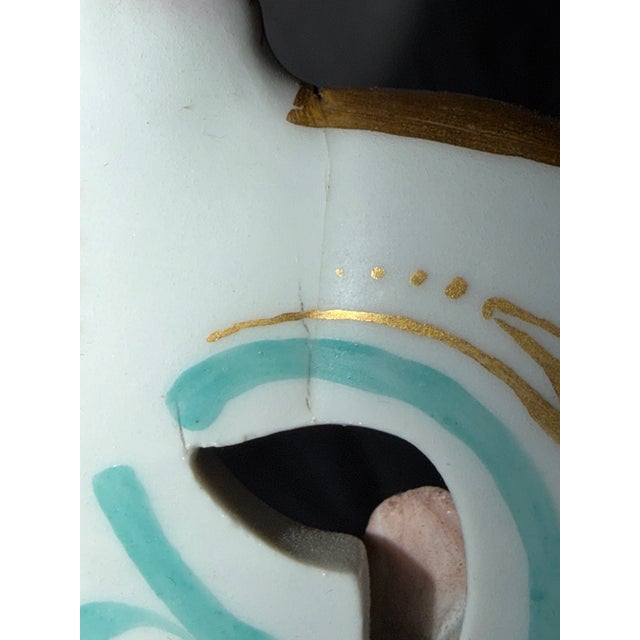 Ivory Monumental Pair of Meissen Rococo Figural Compotes With Applied Floral Garlands, Circa 1900 For Sale - Image 8 of 15