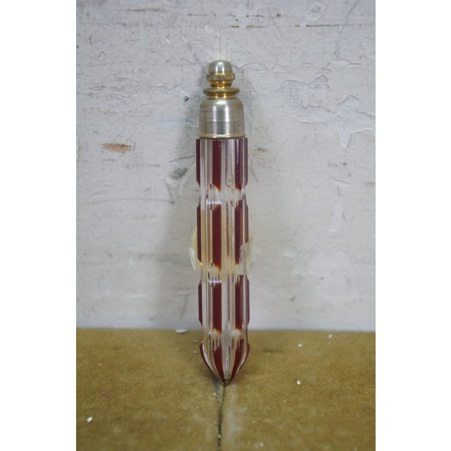Transparent Vintage Lot of 12 Perfume Bottles Decanters Atomizers For Sale - Image 8 of 18