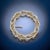 1990s Tiffany & Co Estate Circle Wreath Brooch 18k G + Silver For Sale In New York - Image 6 of 12