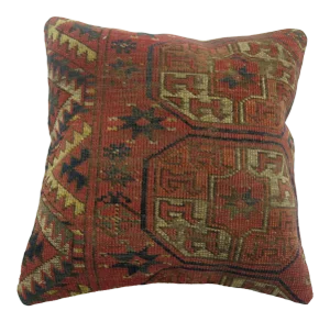 Mid 19th Century Turkeman Rug Pillow
