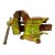 Vintage Columbian Bench Vise Cleveland Usa Layered Paint For Sale