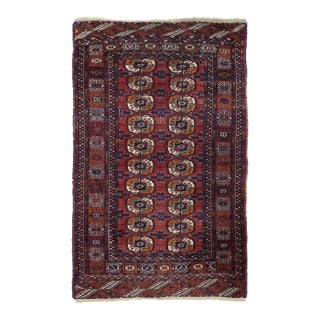 Vintage Turkmen Rug 3'8'' X 5'9'' For Sale