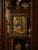 A beautifully executed Greek Orthodox icon depicting St. Luke the Evangelist, shown seated with his Gospel and accompanied...