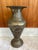 Late 20th Century Late 20th Century Hammered Metal Indian Sanskrit Floor Vase For Sale - Image 5 of 12
