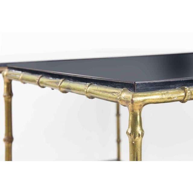 Goldenrod Mid-Century Modern Coffee Tables, Italy, Set of 2 For Sale - Image 8 of 10