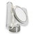 Atomic Space Age Lucite Chrome Vanity Mirror For Sale
