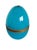 French Rare Large Blue Opaline Egg Box For Sale - Image 3 of 4