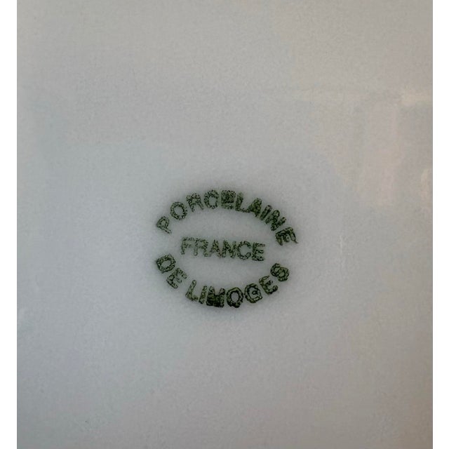 Vintage French Limoges Oyster Plate For Sale In Dallas - Image 6 of 6