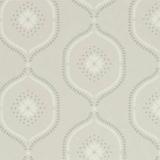Sanderson Milcombe Wallpaper in Silver For Sale