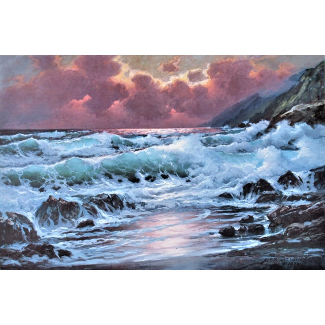 This artwork titled "From Sea to Shining Sea" 1973 is a color lithograph after Austro-Hungarian artist Alexander...