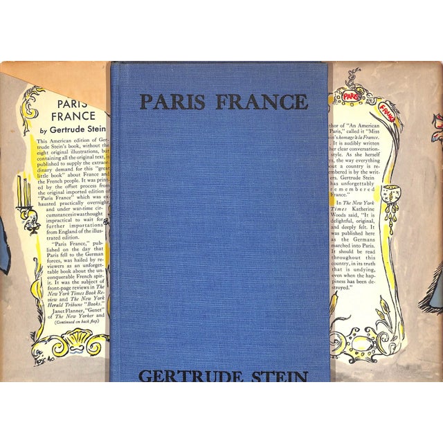 STEIN, Gertrude [120] pp. Charles Scribner's Sons 1940 8 3/4" x 5 3/4" Jacket design by Charles Rose Paris France is a...