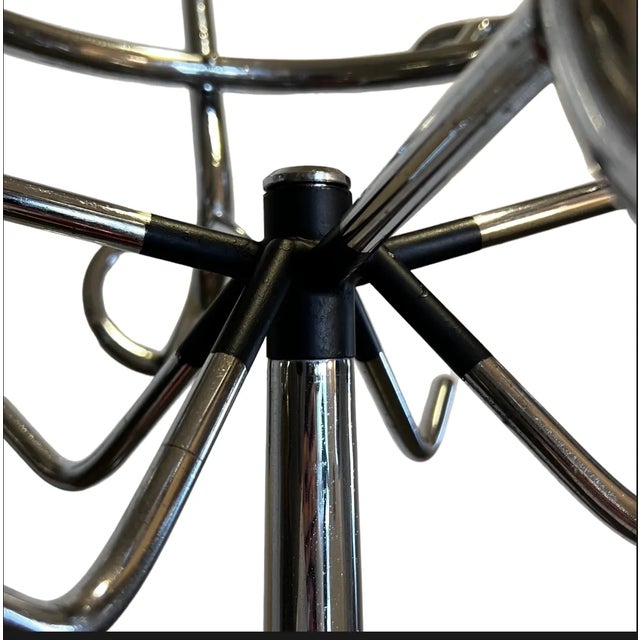 1960s Italian Chrome Hall Tree For Sale - Image 10 of 10