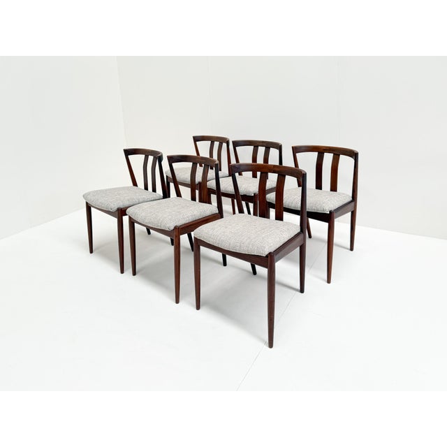 Dining Chairs in Teak by Kai Kristiansen, 1960s, Set of 6 For Sale - Image 13 of 13