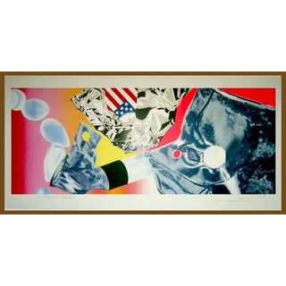 1978 "Flamingo Capsule" Postmodern Surrealist Print by James Rosenquist, Framed For Sale