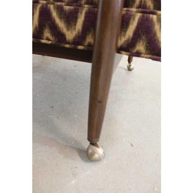 Wood Mid-Century Danish Modern Finn Andersen for Selig Designer Club Chair For Sale - Image 7 of 11