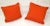Mid-Century Modern Jonathan Adler Orange Flair Primaloft Down-Filled Pillows Mid-Century Modern- a Pair For Sale - Image 3 of 13
