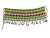 Glass Vintage Ceremonial Skirt Kirdi Beaded Cache Sex Pikuran Cameroon 19" W For Sale - Image 7 of 7