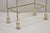 Mid 20th Century Italian Hollywood Regency Silver Leaf Gilt Iron 3 Tier Shelf Small Display Stand For Sale - Image 4 of 10