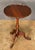 Brown English Wine or Cocktail Table of Mahogany (Dia 15 1/2) For Sale - Image 8 of 9