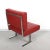 Red Set of Italian Red Leatherette Lounge Chairs in the Style of Robert Haussmann for de Sede, 1950s For Sale - Image 8 of 18