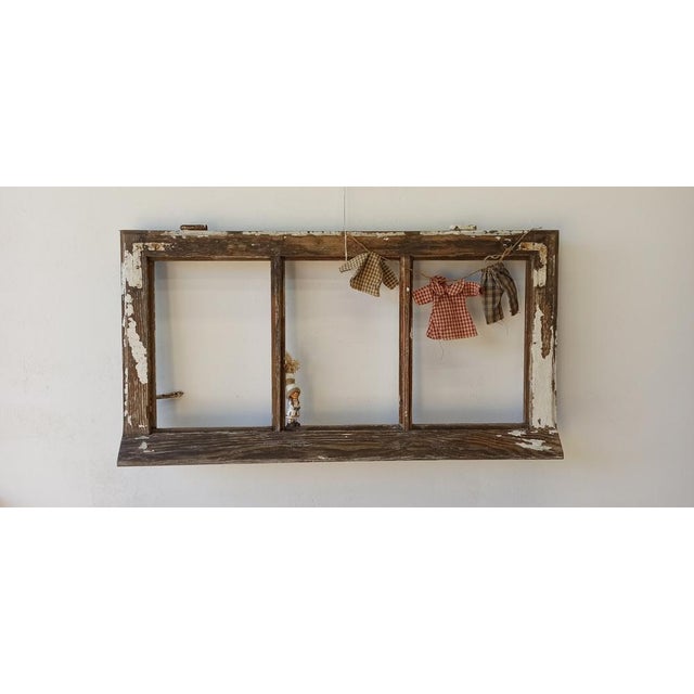 Brown Window Frame, 1950s For Sale - Image 8 of 16