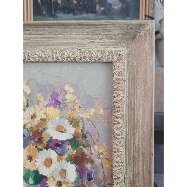 1930s Nell Walker Warner Oil Painting Floral Still Life For Sale - Image 10 of 14