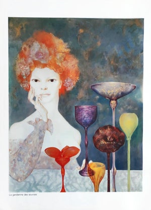 Leonor Fini Photogravure 7 La Gardienne Des Sources 1980