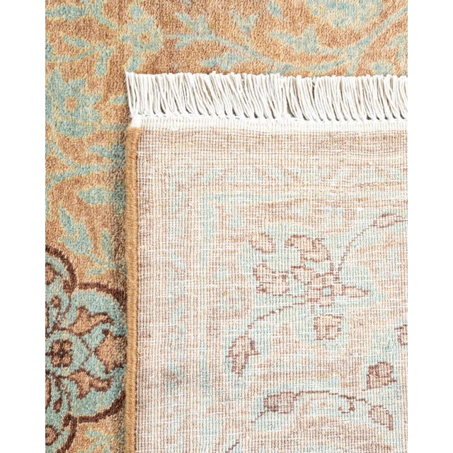 2000 - 2009 Mogul, One-of-a-Kind Hand-Knotted Runner Rug - Brown, 2' 7" x 13' 8" For Sale - Image 5 of 8