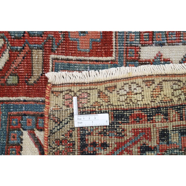 Pasargad Persian Antique Heriz Rug For Sale - Image 4 of 4
