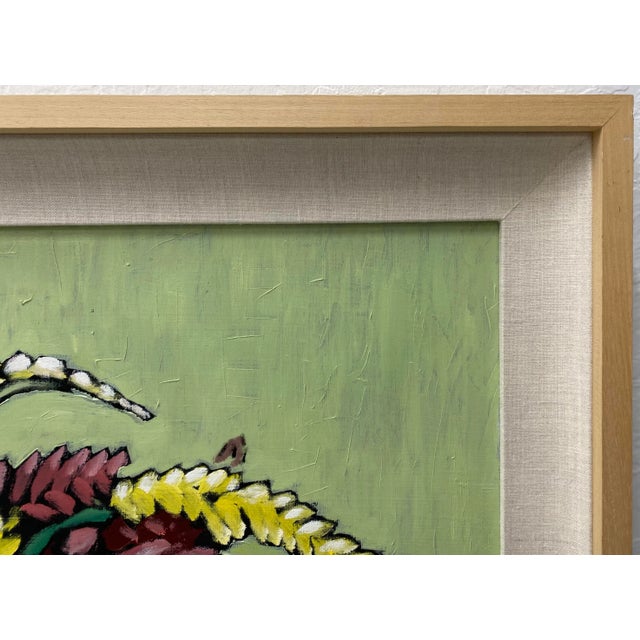 Jacques Loiseau (French, B.1920) "Jarre Aux Lupins" Original Oil on Canvas For Sale - Image 4 of 9