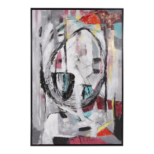 Mid Century Thinker Hand Painted Original Art