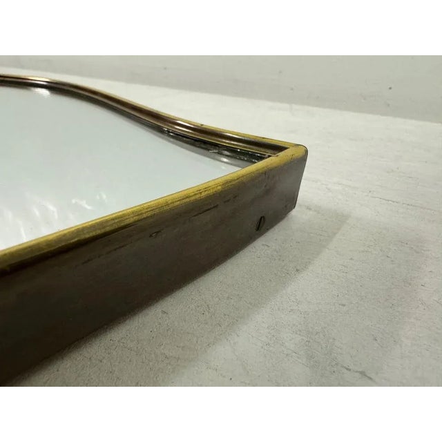 1950s Italian Brass Mirror, 1950s For Sale - Image 5 of 12