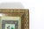 Vintage Miniature Hunting Painting in Persian Khatam Picture Frame With Bone, Wood and Brass Inlay, Table Top Easel Inlaid For Sale - Image 4 of 12