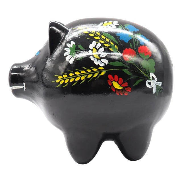 Large Vintage Swedish Piggy Bank, 1940s For Sale
