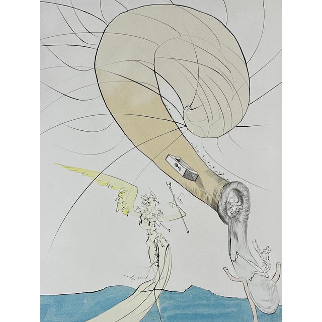 ARTIST: Salvador Dali TITLE: After 50 Years of Surrealism Freud With Snail Head MEDIUM: Etching SIGNED: Hand Signed...