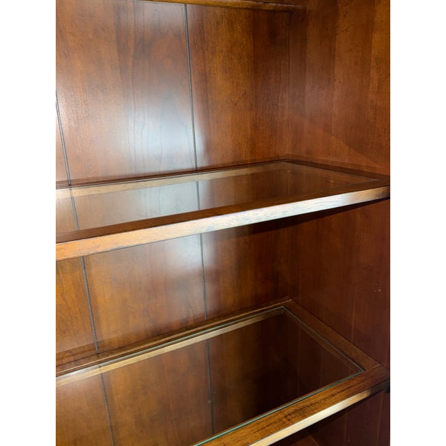 2000 - 2009 Liberty Furniture Solid Wood Lighted Display Cabinet For Sale - Image 5 of 12