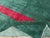 Emerald Galerie Shabab Collection Mid-20th Century Turkish Anatolian Art Deco Carpet For Sale - Image 8 of 9