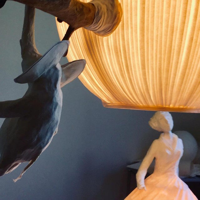 Small Dans Les Branches Paper Suspension Light by Papier À Êtres For Sale - Image 4 of 6