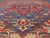 Measures: 10'2 x 14'8 Antique Persian Heriz Serapi Rug with Blue Field Geometric Medallion Design. Keivan Woven Arts/...