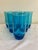 Mid-Century Modern Vintage Mid-Century Modern Aqua Blue Drinking Glass Tumblers - Set of 6 For Sale - Image 3 of 8
