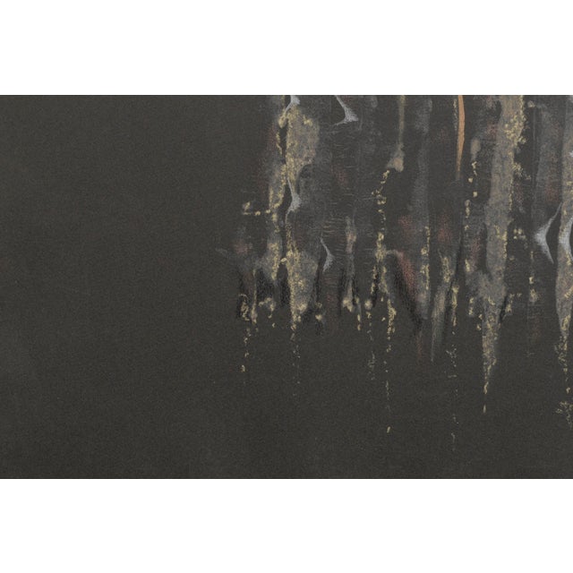 White and Gold Lace Kimono - Hand Augmented Collotype by Patricia A. Pearce For Sale In Monterey, CA - Image 6 of 7