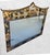 1980s Monumental Vintage Chinoiserie Black Lacquer Soapstone Carved Pagoda Regency Rectangular Mirror For Sale - Image 5 of 14